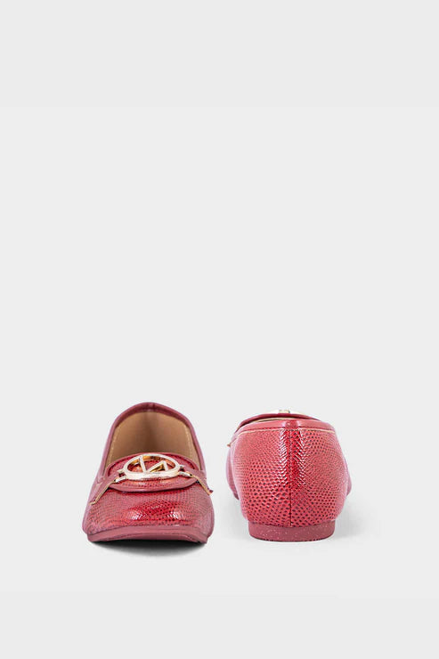 Casual Pumps Maroon pair
