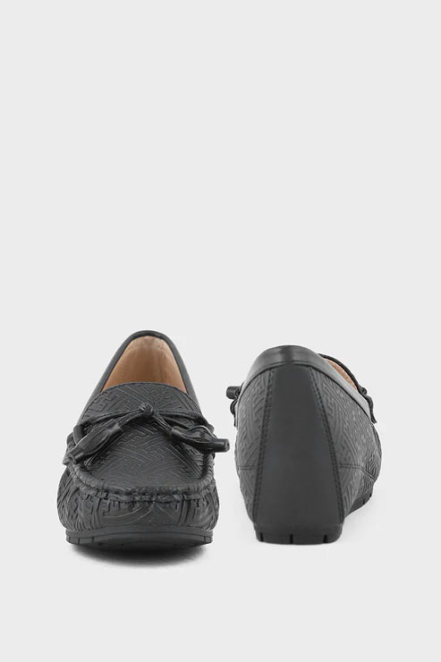 Comfort Moccassin Black pair