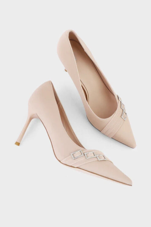 Formal Court Shoes Nude duo