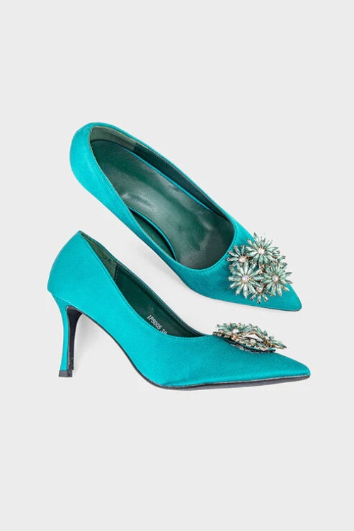 Formal Court Shoes GREEN duo