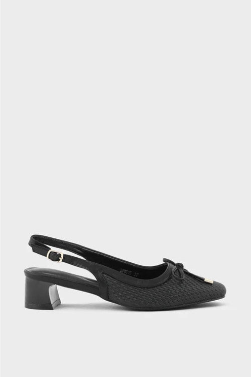 Black Formal Sling Back Black