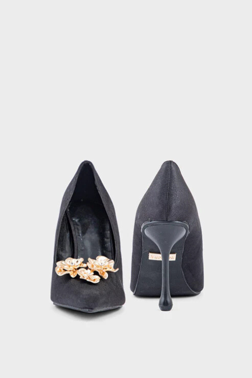 Party Wear Court Shoes Black pair