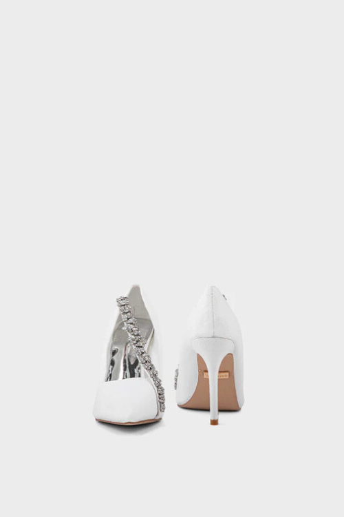 Party Wear Court Shoes White pair