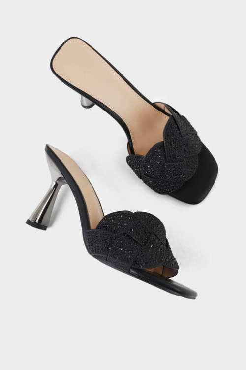 Party Wear Slip On Black duo